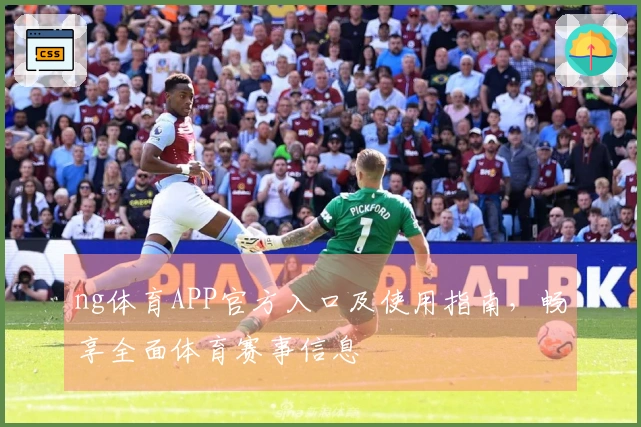 ng体育APP官方入口及使用指南，畅享全面体育赛事信息